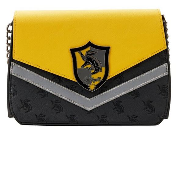 Loungefly Harry Potter Hufflepuff Crossbody Bag - Picture 3 of 9